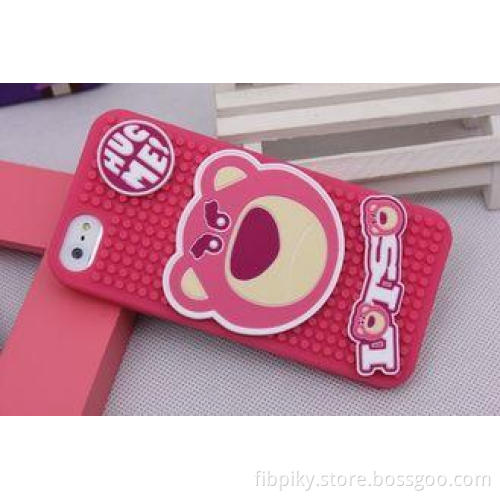 Cute Cartoon iphone 5S Protective Cases Silicon Anti Slip P